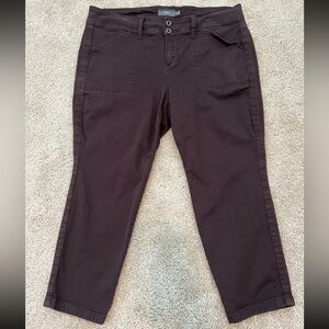 Torrid Brown Cotton  Capri Pants Women’s Size 18